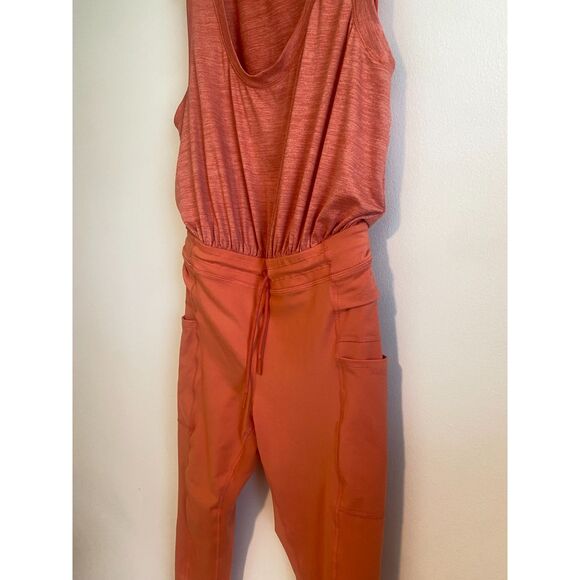 FP Free People Movement Jumpsuit "Off to the Races" in Apricot MEDIUM - Picture 3 of 7